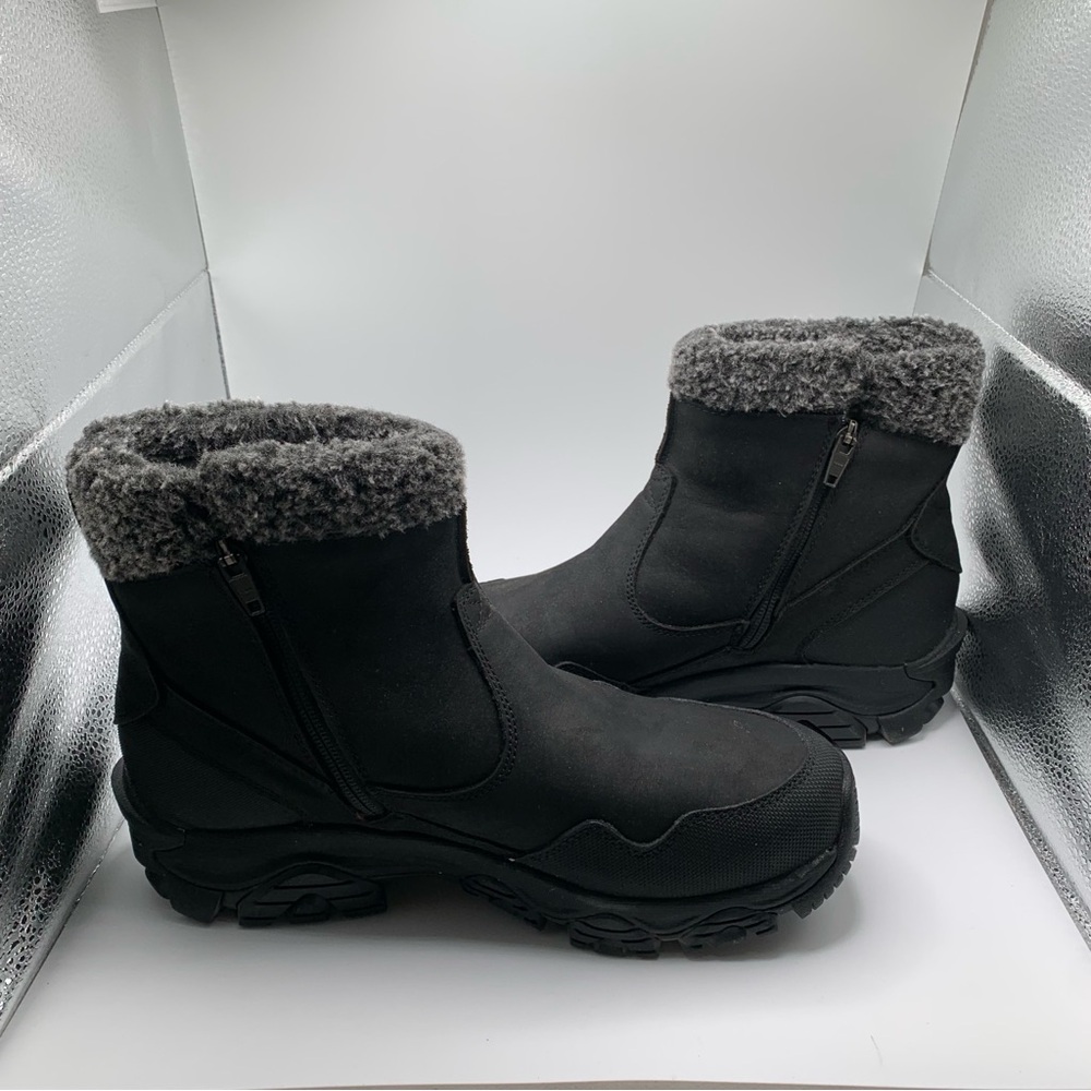 EUC Merrell Women's Coldpack 3 Thermo Mid Zip Waterproof size 10 black 1884 - Picture 9 of 10